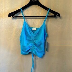 Nordstrom Rack NWT turquoise crop top